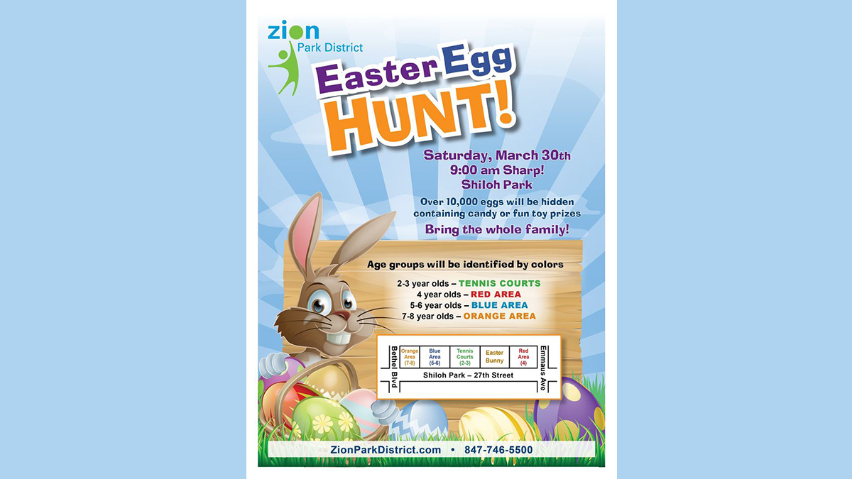 Easter Egg Hunt at Zion Park District